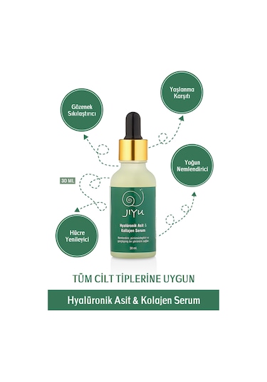 Jiyu Hyalüronik Asit ve Kolajen Serum 30 ML