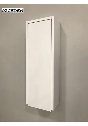 Çok Amaçlı Banyo Mutfak Dolabı 70Cm Mdf Parlak Beyaz