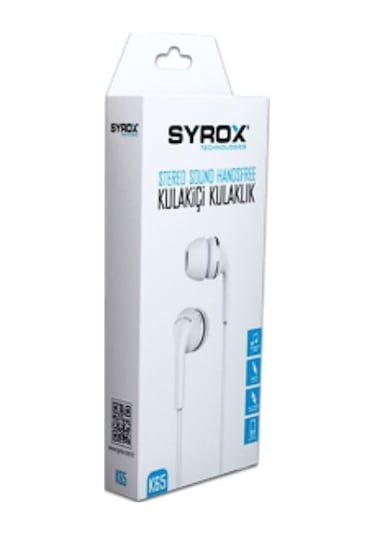 Syrox K65 Mikrofonlu Kulak İçi Kulaklık