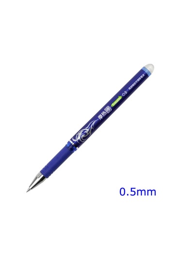 Reedark Silinebilir Plastik Kalemler - 0.5mm İnce Uç, Akıcı Yazı, 12 Adet/kutu - Ofis Ve Seyahat İçin Taşınabilir Mavi