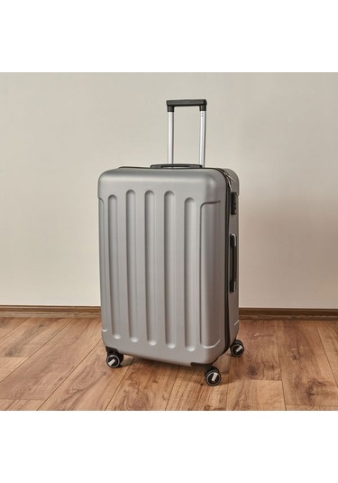 Hoffmanns Canal Air Büyük Boy Abs Valiz - Gümüş - 76x52x30 Cm Gümüş