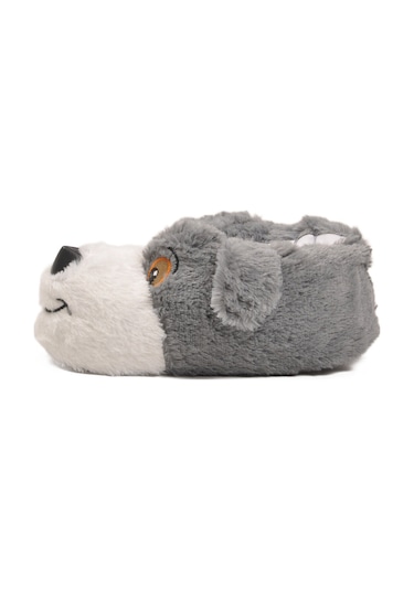 Gri Köpek Desenli Unisex Panduf 26k001 Gri