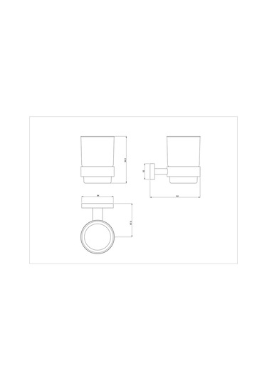 Serel Star Diş Fırçalık Pirinç Paslanmaz  140114002 Krom