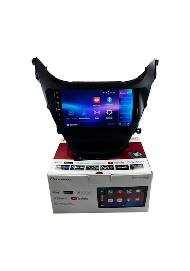 Hyundai Elentra 2014-2016 Pioneer 4-64 Tam Profesyonel Oem Multimedia 9"