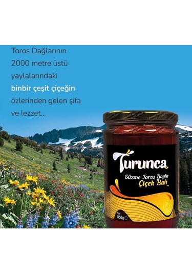 Turunca Toros Yayla Çiçek Balı 850 G