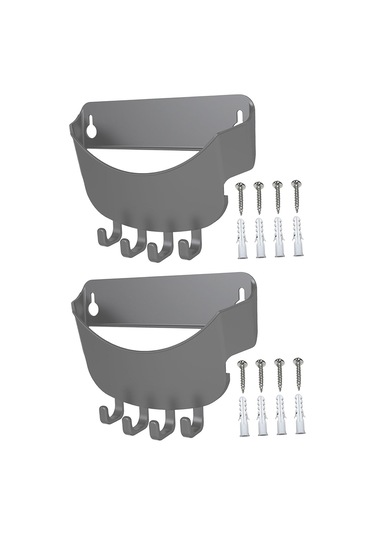 Suntek Giriş Odası Yatak Odası Sundurma Gri 2 Adet Için Kanca