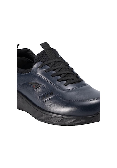 Forelli 46119-h Zagnos Lacivert Erkek Hakiki Deri Ayakkabı Lacivert