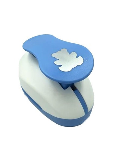 RedApple Şekilli Mega Boy Delgeç/Şekilgeç 4.3 cm Ayıcık Mavi