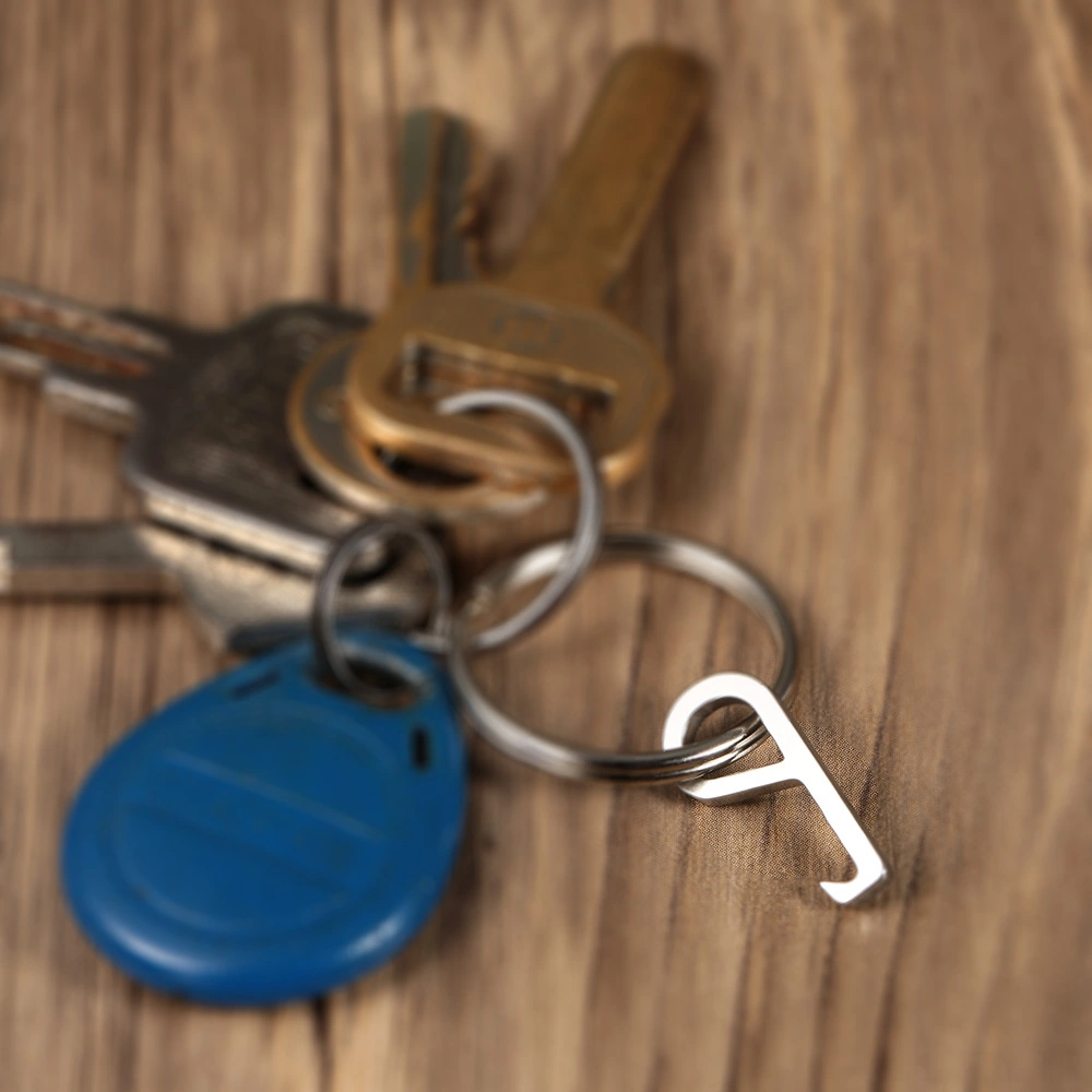 Dianziye Çelik Anahtar Zinciri İle Ultra Hafif Çok Fonksiyonlu Edc Şişe Açıcı - 3-3.5g Dayanıklı Açma Aracı