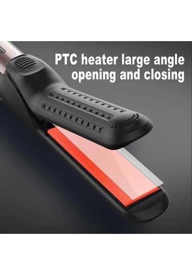 Black 2'si 1 Arada Seramik Serin Hava Akışı Saç Şekillendirici