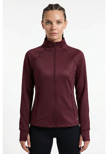Tommy Life Bordo Fermuarlı Dik Yaka Basic Rahat Form Kadın Koşu Ceketi - 97310 Bordo Tommy Life Bordo Fermuarlı Dik Yaka Basic Rahat Form Kadın Koşu Ceketi - 97310 Bordo