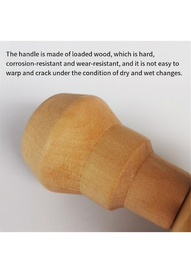 Metabagua Uygun 51mm/54mm Kahve Makinesi Portafilter Fırçası, Temizleme Fırçası G3y27w Siyah