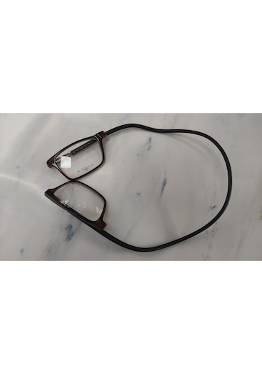 Vinaldi Vi628 Unisex Mıknatıslı Large Mavi Işık Korumalı Gözlüğü Şeffaf - Kahverengi