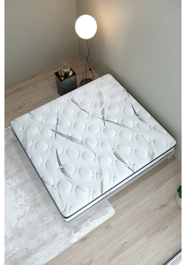 Argimo Aqualis Çift Kişilik 150x200 Pedli Paket Yaylı Yatak 30 Cm
