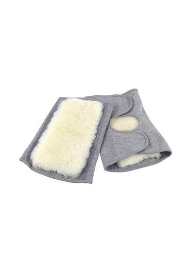 Primepickings Isı Yayan Kalın Dişli Dizlik - Gri L, Soğuk Korumalı Gri