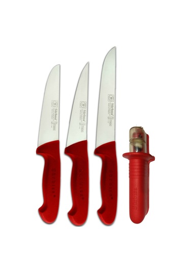 Sürbisa Stk-200 Sürmene Kasap Bıçak Seti Siyah