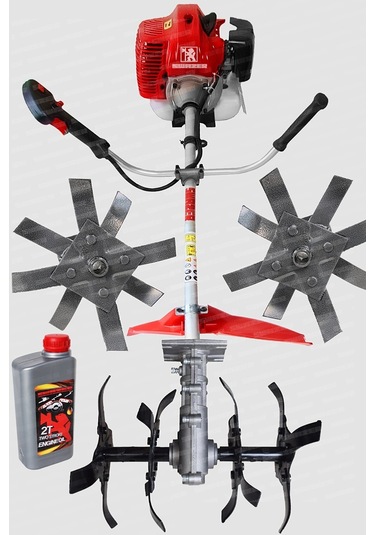 Swazer Akr520 Benzinli Motorlu Bahçe Çapalama Makinesi 16 Diş Akrep Tip