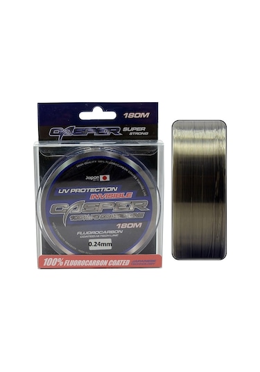 Captain Casper 0.24mm 180m Fluorocarbon Kaplama Misina