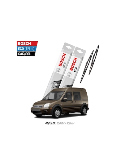 Ford Connect Silecek Takımı 2002-2013 Bosch Eco