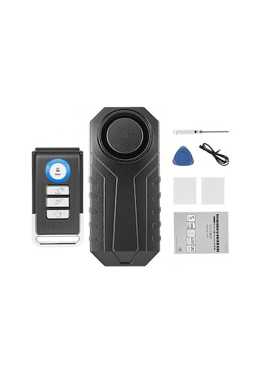 Fosenze Bisiklet Ve Elektrikli Bisiklet İçin Kablosuz Hırsızlık Alarmı - Hareket Ve Titreşim Algılama İle Yüksek Sesli Uyarı Sistemi