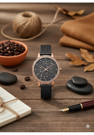 For Motion Kadın Kol Saati Altın Renk, Taşlı Kadran - Fm.01340h.05, 2 Yıl Garantili Altın For Motion Kadın Kol Saati Altın Renk, Taşlı Kadran - Fm.01340h.05, 2 Yıl Garantili Altın