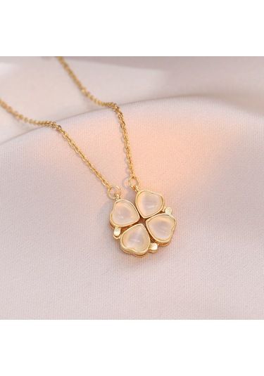 Bayan Kolye: Moda Estetiği Titanyum Çelik Kolye No.406 Çok REnkli