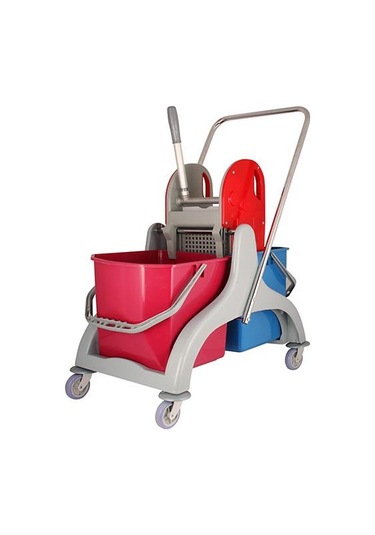 Ceymop Çift Kovalı Plastik Presli Temizlik Seti