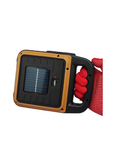 Buffer Taşınabilir 4 Farklı Fonksiyonlu Güneş Enerjili Ve Usb İle Şarj Olabilen Portatif Led Işıldak Hs-8020 Çok Renkli