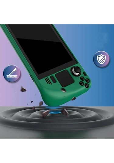 Steam Deck Oyun Konsolu İçin Sert Pc Koruyucu Kılıf Standlı Açık Mor