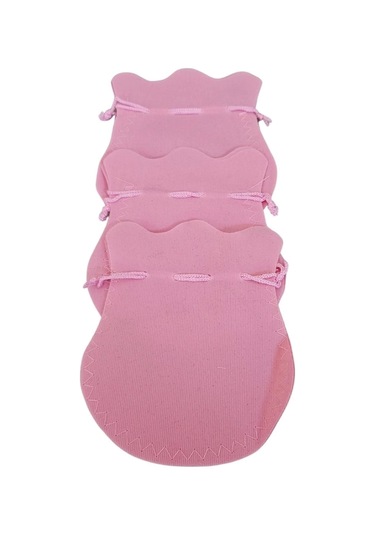 Kadife Kese Pembe 100 Adet 11x14 Boy Takı, Altın Kesesi İpli & Büzgülü
