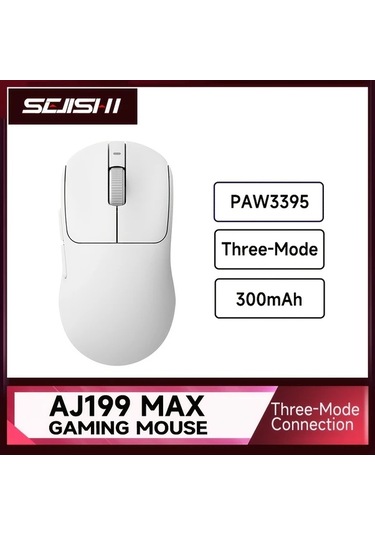 Besthome1 Aj199 Max Paw 3395 2.4ghz Kablosuz 3 Mod Oyun Ofis Faresi Beyaz Diğer