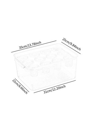 Suntek Hidroponik Yetiştirici Kutusu 12 Delik Sebzeler Yeşil