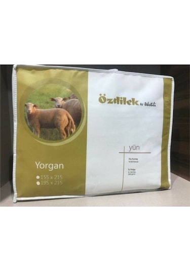 Özdilek Çift Kişilik %100 Yün Yorgan (195X215) Beyaz