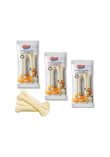 Warf Beyaz Ödül Kemiği 12.5 CM 2'li 3 x 50 G