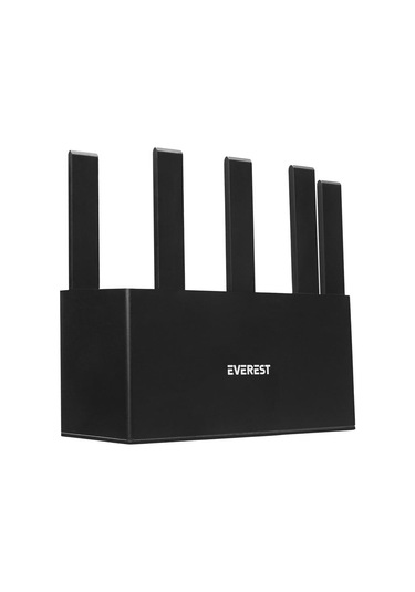 Everest Ewr-x3000mbps-v1 X3000mbps Dualband 5 6dbi 1 Wan Port + 3 Lan Port Wi-fi 6 Wisp+ap+repeater Destekli Kablosuz Wifi Router