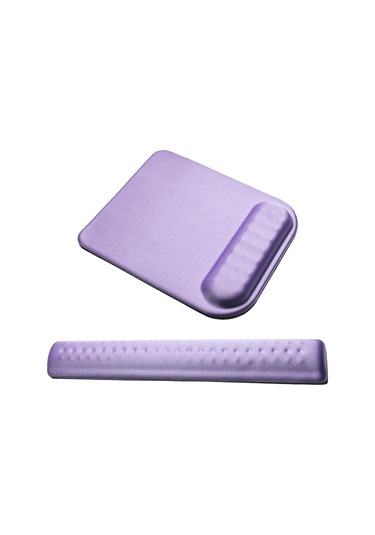 Suntek Klavye Mouse Pad Bilek Desteği Fareler Masaüstü Mor