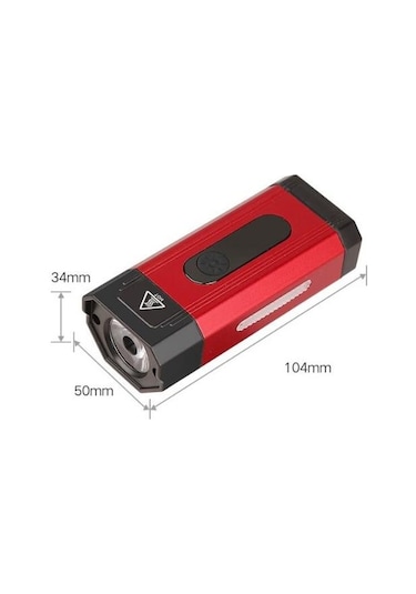 Forte Gt 800 Lümen Bisiklet Ön Farı Xbyc 6127 Usb Şarjlı Siyah