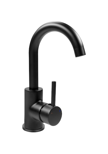 Sardıcı Vermilion Serisi Lavabo Bataryası Siyah