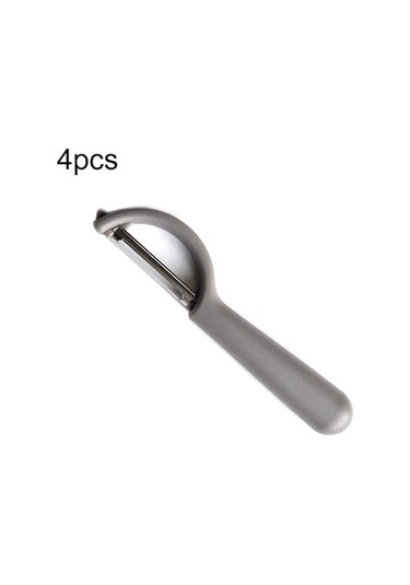 Dancemonkey Cbtx Paslanmaz Yuvarlak Saplı Soyucu Şeker Kamışı Kazıyıcı Meyve Düzlemi Hafif Gery Gri