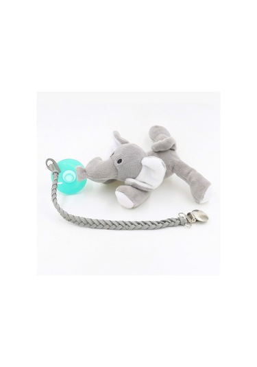 Sones 3 Adet Bebek Emzik Zinciri Deri Dokuma Anti-kopma Zinciri Sarı