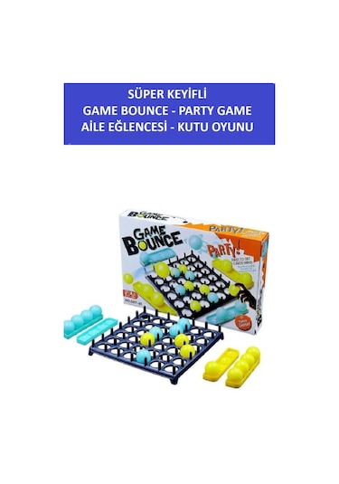 Game Bounce - Zıplama Tahtası Süper Eğlenceli Aile Kutu Ve Strateji Oyunu