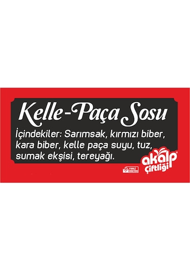 Akalp Çiftliği Odun Ateşinde Maraş Kelle Paça 300 G + Kelle Paça Sosu
