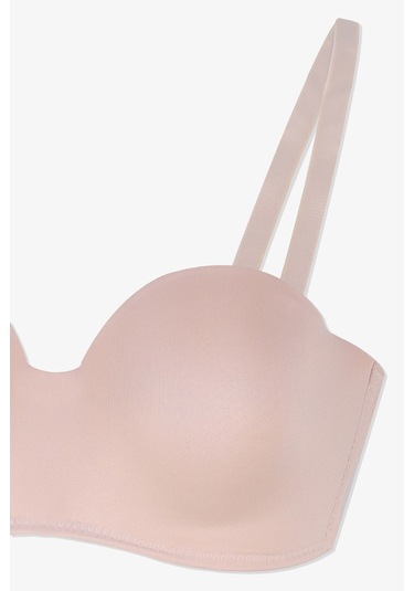 Kadın Dolgusuz Mikro Straplez Sütyen Ten