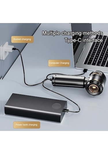 Besthome1 2in1 Auhma Ahv-02 15000pa 3 Kademeli Vakumlu Üflemeli Süpürgesi