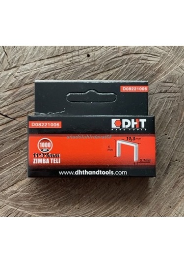 Dht Zımba Teli Boy 6 MM Mekanik Zımba Tabanca Teli Yüksek Kalite En 11.3 MM
