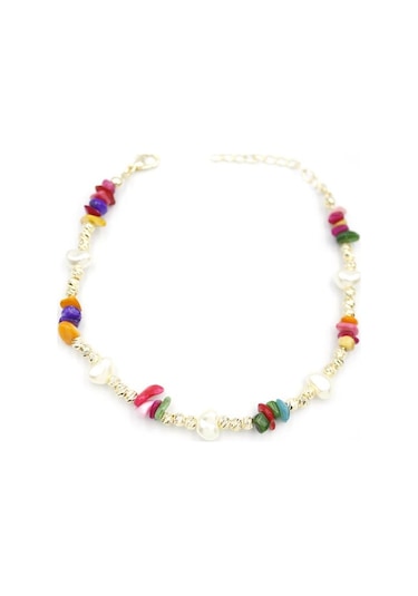 Dorika Taş Halhal - Çok Renkli Çok Renkli