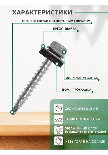 Daxmer Çatı Vidaları 4,8x29 Seti 250 Adet Ral 6019 181888194 Diğer