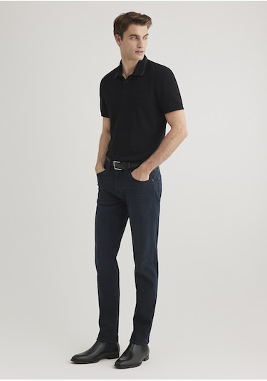 Mavi 0042227245 Jake Jet Black Erkek Jean Pantolon Mavi Lacivert