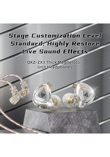 Willowhaven Qkz Zx3 Spor Kulaklığı Alüminyum Mavi Model: Zx3, 10mm Dinamik Mil Mikrofonlu Model: Zx3