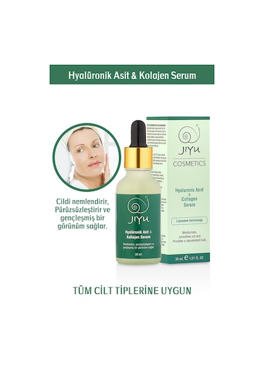 Jiyu Hyalüronik Asit ve Kolajen Serum 30 ML